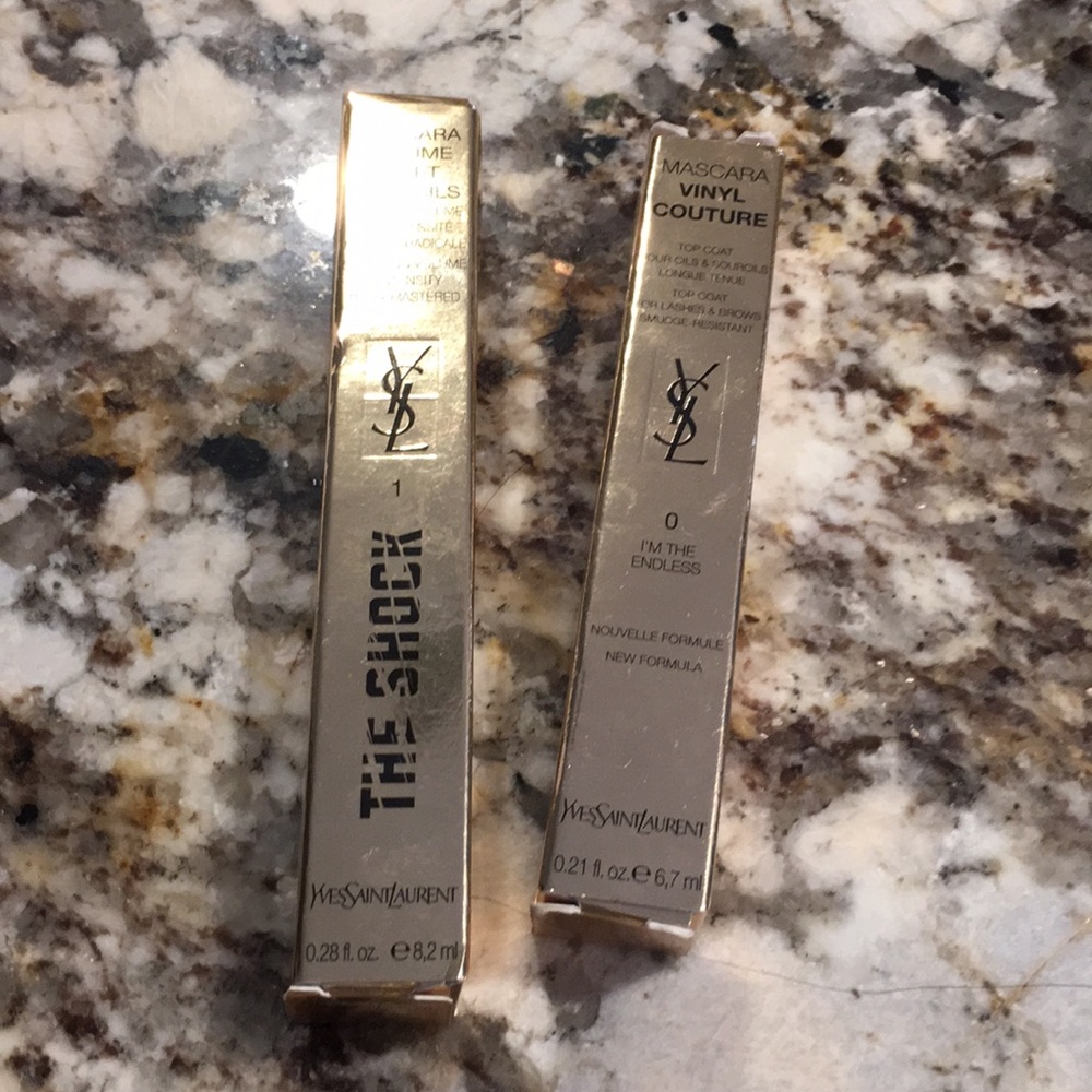 Ysl mascara and top coat duo
